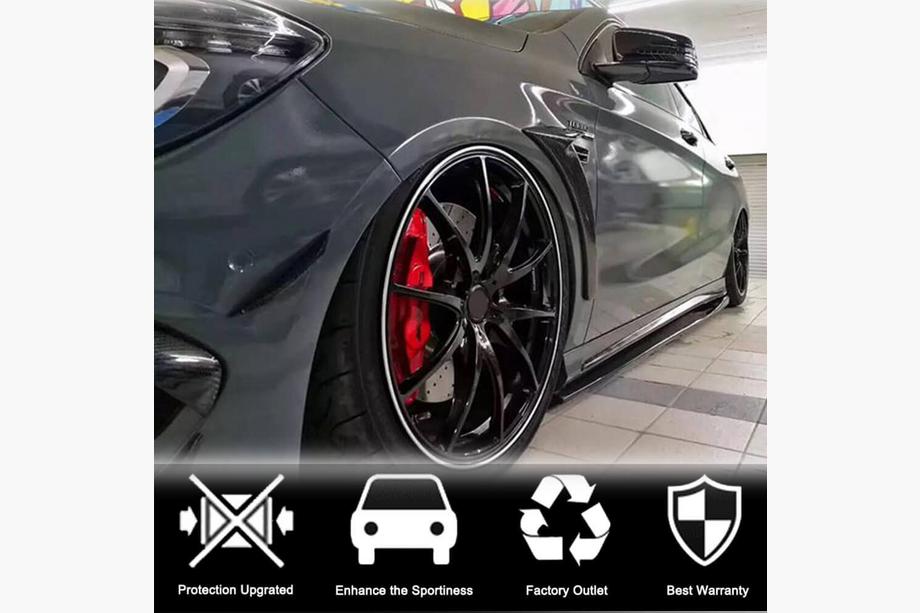 Mercedes CLA C117 2013–2019 Side skirts V1 (voor HB, carbon) Foto 3