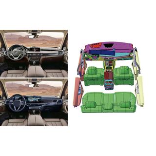 Interieur upgrade-set voor 2025 BMW X5 F15 2013–2018
