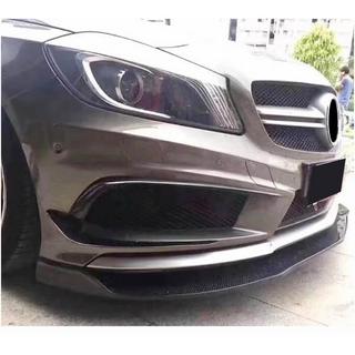 Carbon front bumper lip Lip V1 (voor AMG-Line / A45 AMG HB 2013-2015) foto 3