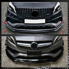 Mercedes A-Klasse W176 2012–2018 Lipspoiler voor voorbumper (voor A45 AMG, ABS) foto 4