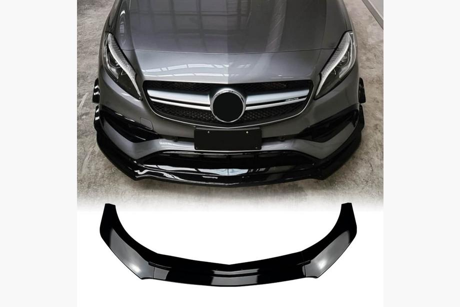 Mercedes A-Klasse W176 2012–2018 Lipspoiler voor voorbumper (voor A45 AMG, ABS) Image