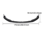 Mercedes A-Klasse W176 2012–2018 Voorbumper lip Lip (voor A45 AMG HB 2016-2018, carbon) foto 5
