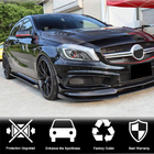 Mercedes A-Klasse W176 2012–2018 Zijskirts V4 (Carbon) foto 2