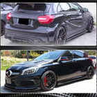 Mercedes A-Klasse W176 2012–2018 Zijskirts V4 (Carbon) foto 3