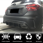 Mercedes A-Klasse W176 2012–2018 Achterbumper diffuser V1 (voor AMG-Line / A45 AMG HB) foto 2