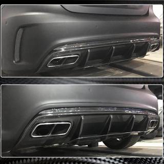 Achterbumper diffuser V1 (voor AMG-Line / A45 AMG HB) foto 3