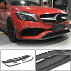 Mercedes A-Klasse W176 2012–2018 Carbon frontbumper lip (voor AMG-Line / A45 AMG HB 2016-2018, carbon) foto 1