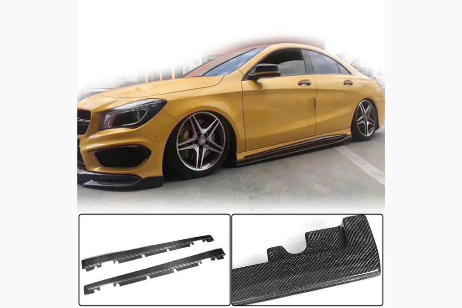 Mercedes A-Klasse W176 2012–2018 Sideskirts V3 (Carbon) Image