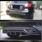 Mercedes A-Klasse W176 2012–2018 Achterbumperdiffuser V2 (voor AMG-Line / A45 AMG HB) foto 3