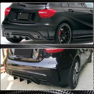 Achterbumper flaps Flap (voor AMG-Line / A45 AMG HB, carbon) foto 3
