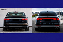 Audi A8 2018– Facelift-kit met koplampvervanging (voor S8 2025) foto 3