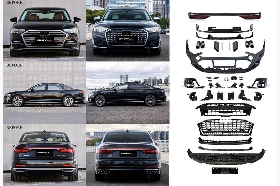 Audi A8 2018– Faceliftkit zonder koplampvervanging (voor S8 2025) Image
