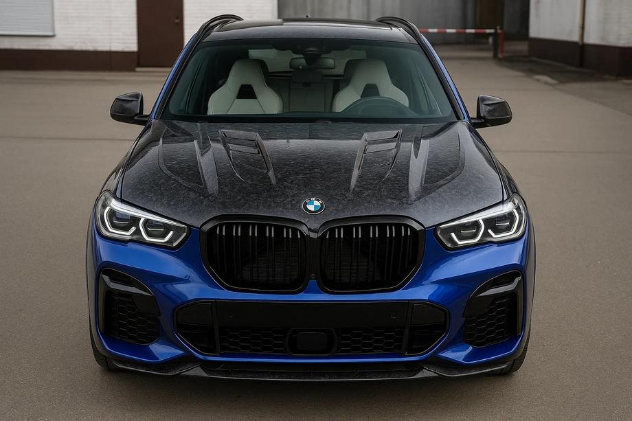 BMW X5 G05 2019–2026 Motorkap van forged carbon V3 (G05/F95) Image