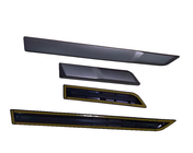 Toyota Land Cruiser Prado 250 2023– Deurlijsten (hoogglans zwart) foto 2