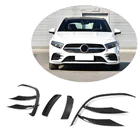 Mercedes A-Klasse W177 2018– Voorbumper sierlijsten (voor AMG-Line SD 2018-2021, carbon) foto 1