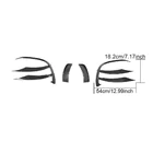 Mercedes A-Klasse W177 2018– Voorbumper sierlijsten (voor AMG-Line SD 2018-2021, carbon) foto 6