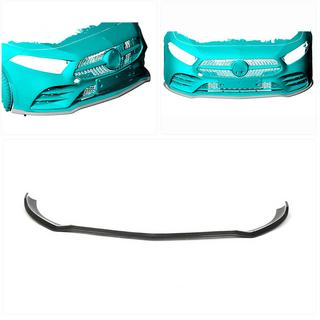 Voorbumper lip cover Lip V2 (voor AMG-Line SD 2018-2021, carbon) foto 2
