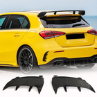 Mercedes A-Klasse W177 2018– Achterbumper sierlijsten (voor A45 AMG 2021-2023, carbon) foto 1