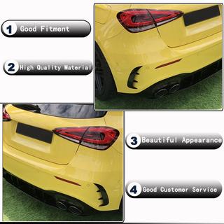 Achterbumper sierlijsten (voor A45 AMG 2021-2023, carbon) foto 3