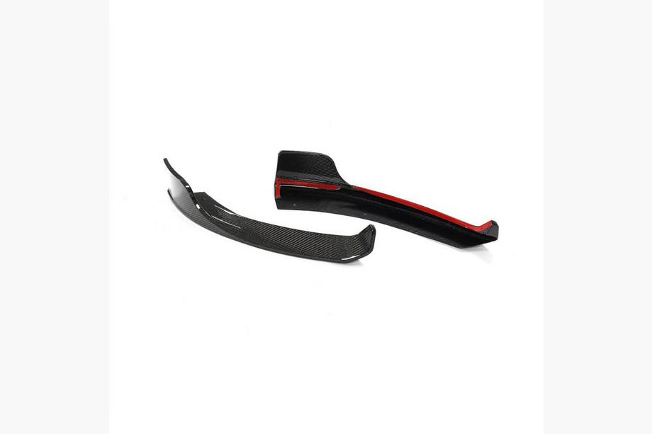 Mercedes A-Klasse W177 2018– Voorbumper splitters Flap (voor AMG-Line 2018-2021, carbon) Foto 4