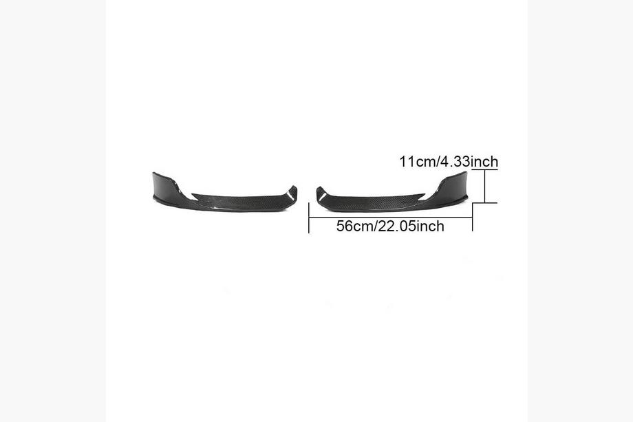 Mercedes A-Klasse W177 2018– Voorbumper splitters Flap (voor AMG-Line 2018-2021, carbon) Foto 6