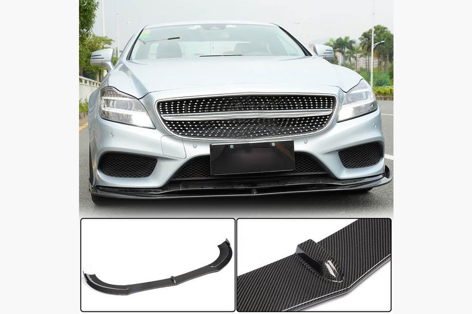 Mercedes CLS C218 2011–2018 Voorbumper frontlip Lip (voor Base SD 2015-2018, carbon) Image