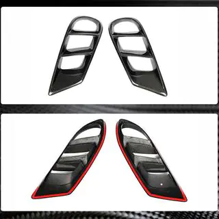 Carbon voorbumperlippen (voor AMG-Line SD 2015-2018) foto 4