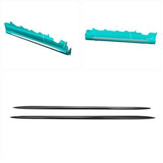 Sideskirts (voor AMG-Line / CLS63 AMG SD 2015-2018, carbon) Mercedes CLS C218 2011–2018 foto 2
