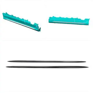 Sideskirts (voor AMG-Line / CLS63 AMG SD 2015-2018, carbon) foto 2