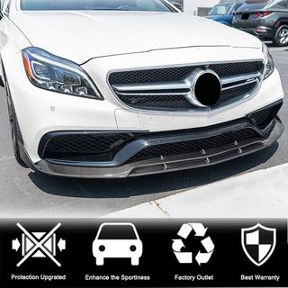 Voorbumper lip Lip V1 (voor CLS63 AMG SD 2015-2018, carbon) foto 4
