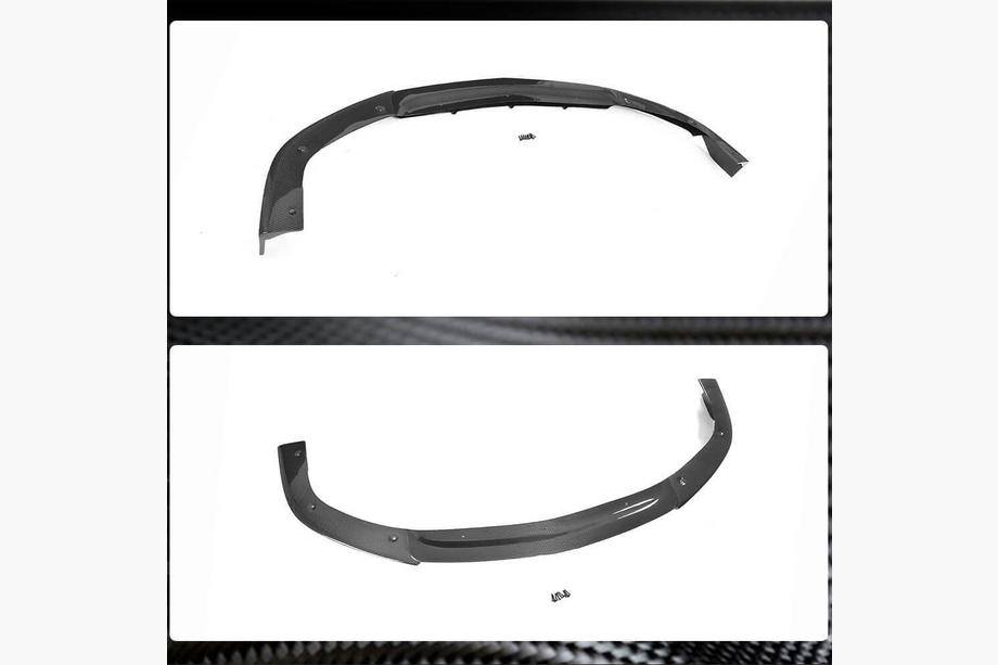 Mercedes CLS C218 2011–2018 Voorbumper lip Lip V1 (voor CLS63 AMG SD 2015-2018, carbon) Foto 6