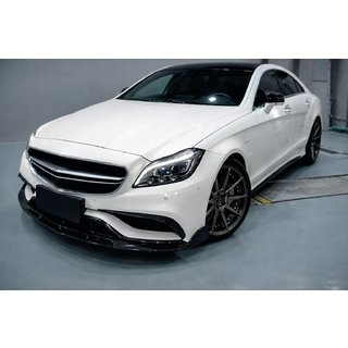 Voorbumper lip spoiler Lip V2 (voor CLS63 AMG SD 2015-2018, carbon) foto 3