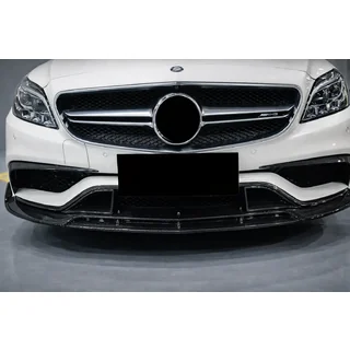 Voorbumper lip spoiler Lip V2 (voor CLS63 AMG SD 2015-2018, carbon) foto 4