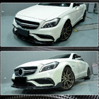 Mercedes CLS C218 2011–2018 Frontsplitter lip Lip V3 (voor CLS63 AMG SD 2015-2018, kunststof) foto 5