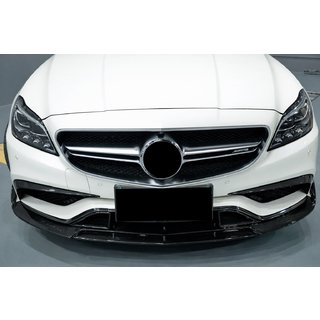 Voorbumper lip (voor CLS63 AMG SD 2015-2018, carbon) Mercedes CLS C218 2011–2018 foto 2