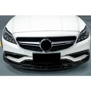 Voorbumper lip (voor CLS63 AMG SD 2015-2018, carbon) foto 2