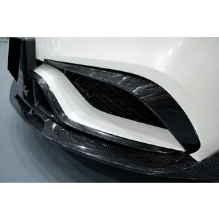 Voorbumper lip (voor CLS63 AMG SD 2015-2018, carbon)