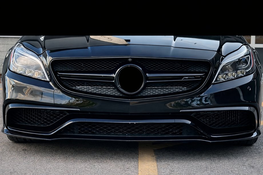 Mercedes CLS C218 2011–2018 Voorbumper lip (voor CLS63 AMG SD 2015-2018, carbon) Foto 5