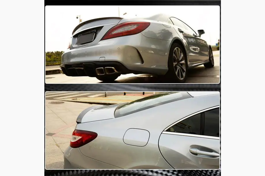 Mercedes CLS C218 2011–2018 Spoiler V5 (voor SD, carbon) Foto 5