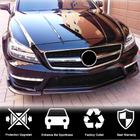 Mercedes CLS C218 2011–2018 Voorbumper lip Lip V1 (voor CLS63 AMG SD 2011-2014, carbon) foto 2