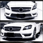 Mercedes CLS C218 2011–2018 Voorbumper lip Lip V1 (voor CLS63 AMG SD 2011-2014, carbon) foto 3