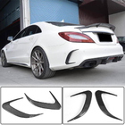 Mercedes CLS C218 2011–2018 Achterbumper beschermstrips (voor Base / CLS63 AMG SD 2015-2018, carbon) foto 1