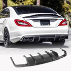 Mercedes CLS C218 2011–2018 Achterbumper diffuser (voor AMG-Line/CLS63 AMG 2011-2014, carbon) foto 1