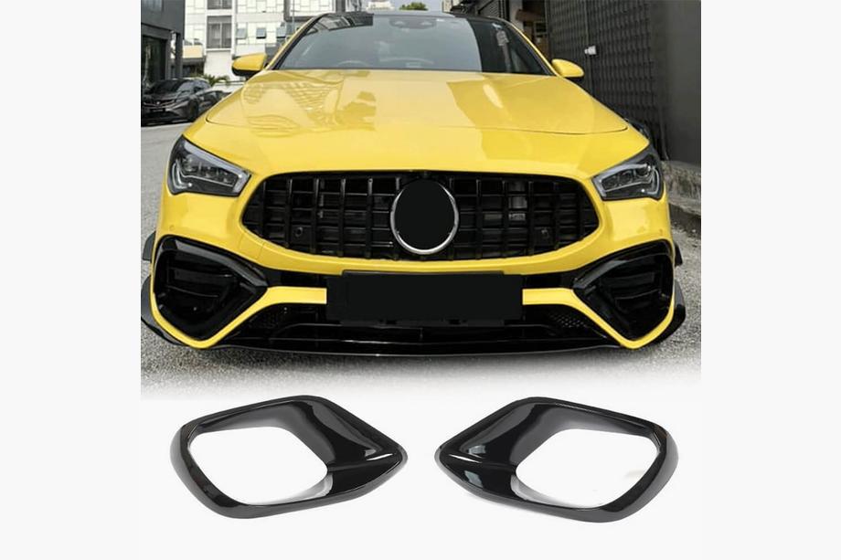 Mercedes CLA C118 2019– Frontsplitter (voor CLA45 AMG 2019-2022, ABS) Foto 1