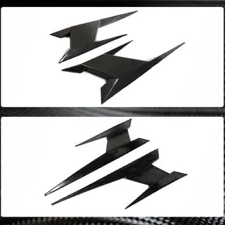 Carbon achterspatbord covers (voor AMG-Line 2017-2019) foto 3