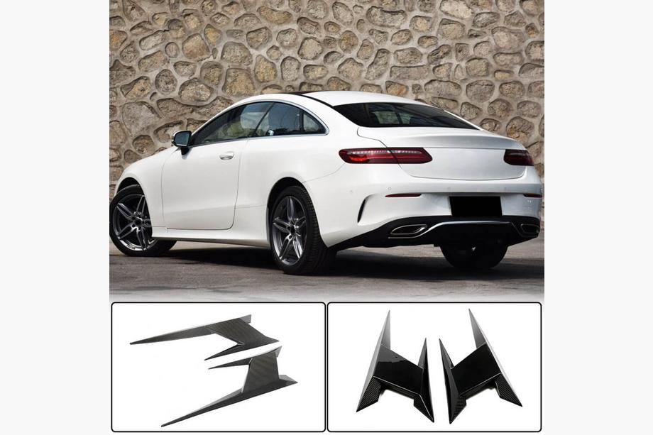 Mercedes E-Klasse Coupé C238 2016–2024 Carbon achterspatbord covers (voor AMG-Line 2017-2019) Image
