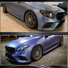 Mercedes E-Klasse Coupé C238 2016–2024 Front bumper lip add-on Lip (voor AMG-Line 2017-2019, carbon) foto 4