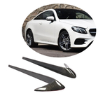 Mercedes E-Klasse Coupé C238 2016–2024 Carbon afdekkappen voor voorspatborden (voor AMG-Line 2017-2019, Carbon) foto 2