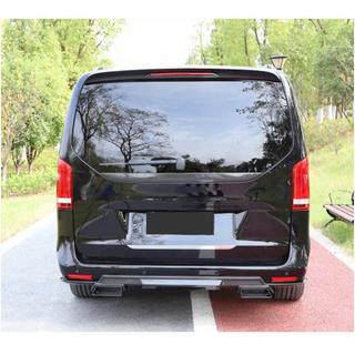Achterbumper diffuser V1 (voor V-Class 2014-2019, carbon) foto 3