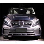 Mercedes Vito/V-klasse W447 2014– Voorbumper V1 (2014-2019, Carbon) foto 3